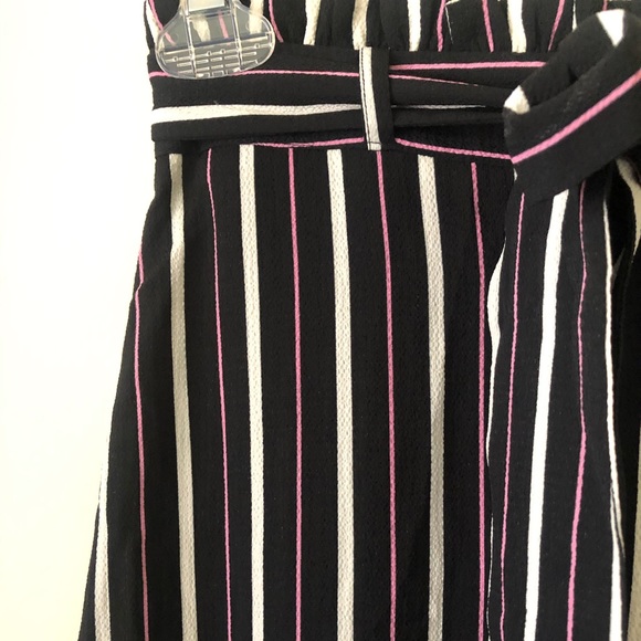 🎉HP 🎉Striped Front Tie Wide Leg Pants - Picture 7 of 8